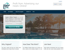 Tablet Screenshot of originalaffiliates.com